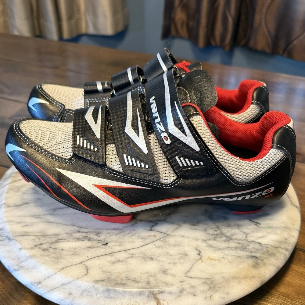 NEW! Venzo MX Cycling Shoes Bicycle Shoe Women Sz 6.5 EU 38 Shimano Look Delta - Picture 3 of 6